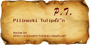 Pilinszki Tulipán névjegykártya